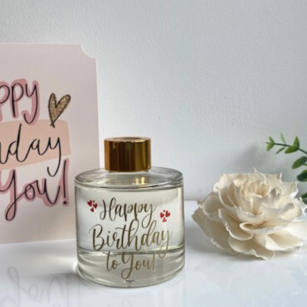 Happy Birthday to You  Flower Reed Diffuser